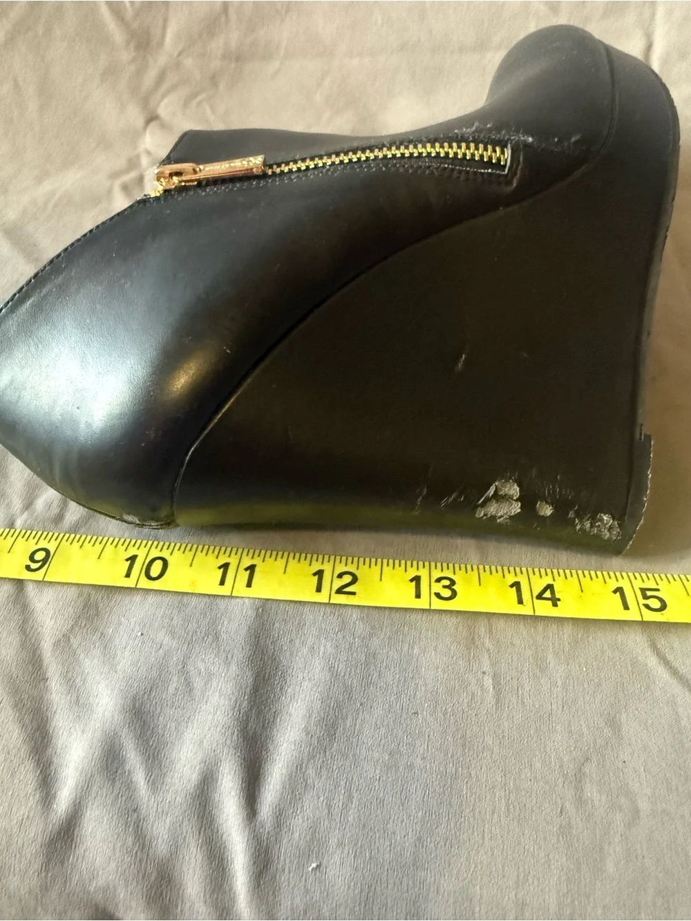 Jessica Simpson Carli style Black wedge booties - w’s 10M